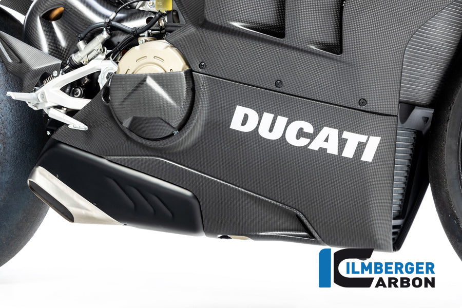 Ilmberger Carbon Bottom Side Panel Right Ducati Panigale V4 / V4 S - Matte