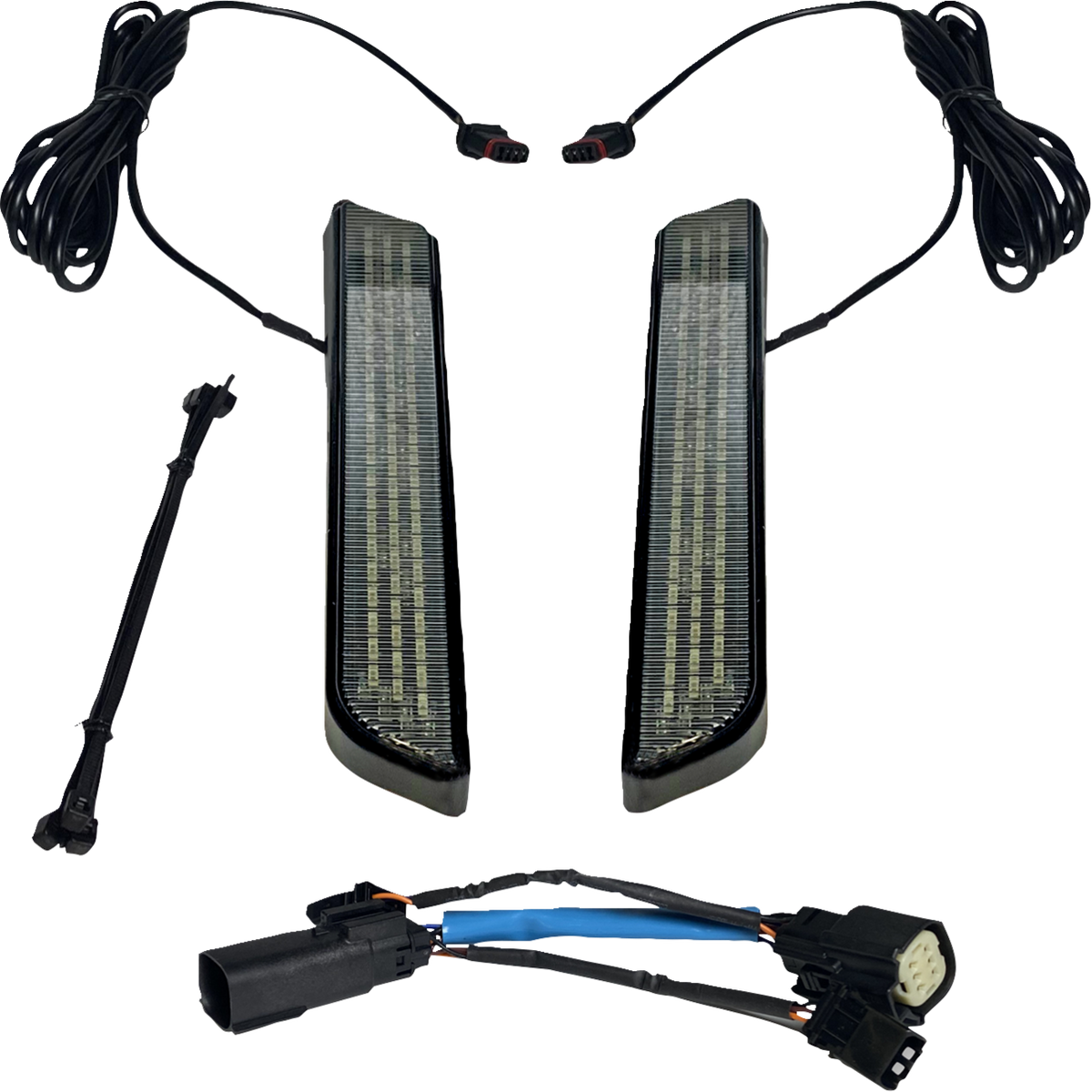 Custom Dynamics LED Fork Light - Smoke - Black