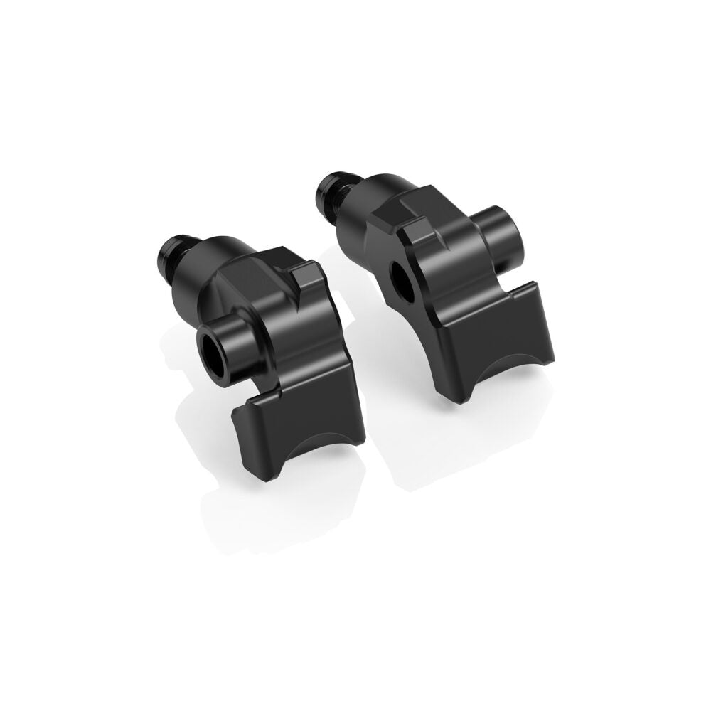 Rizoma Peg Mounting Kit - Black / Rider
