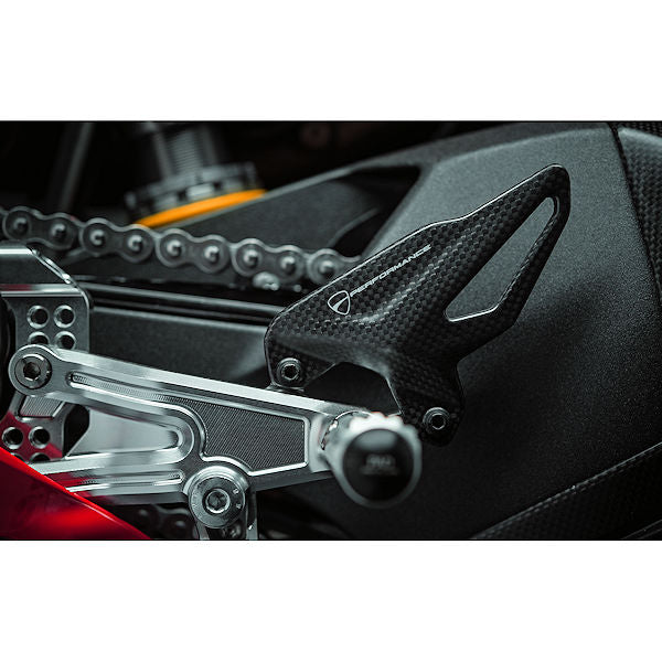 Ducati Performance Carbon Fiber Heel Guard Set for Streetrighter V4 V4S