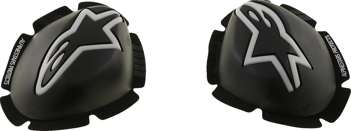 Alpinestars GP Tech Knee Sliders - Black/White