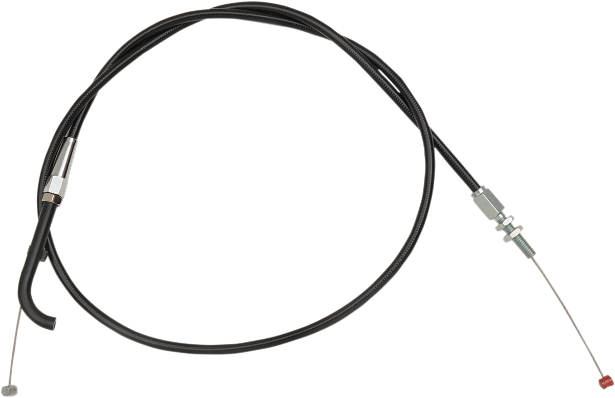 Barnett Black Vinyl Idle Cable For Victory - +6" - '08-'16