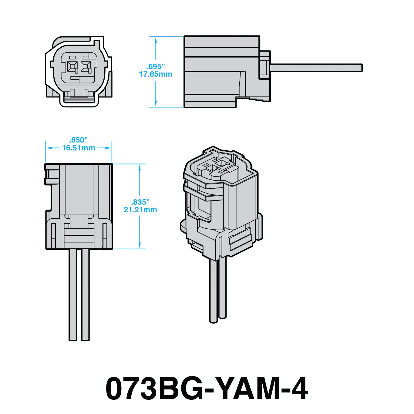 Yoshimura Plug-N-Play Turn Signal Adapters For YAMAHA (STYLE 4)