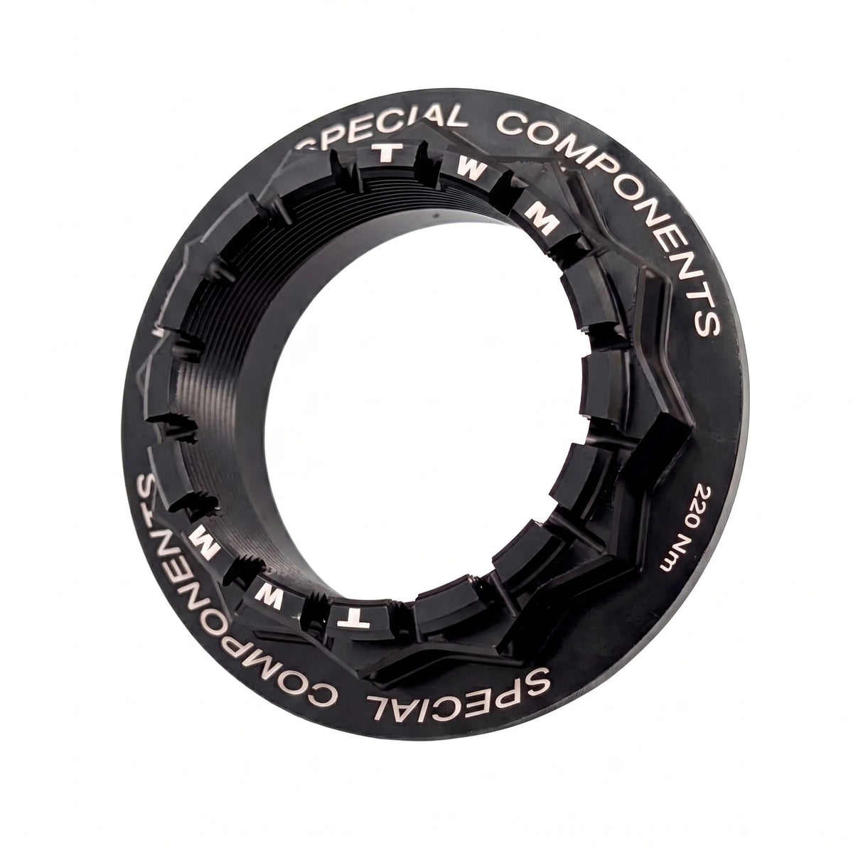 TWM CNC Aluminum Rear Wheel Axle Nut in Black for Ducati - DRPD.02.N