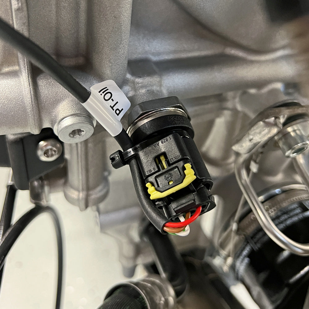 Wiring loom upgrade oil pressure and temperature