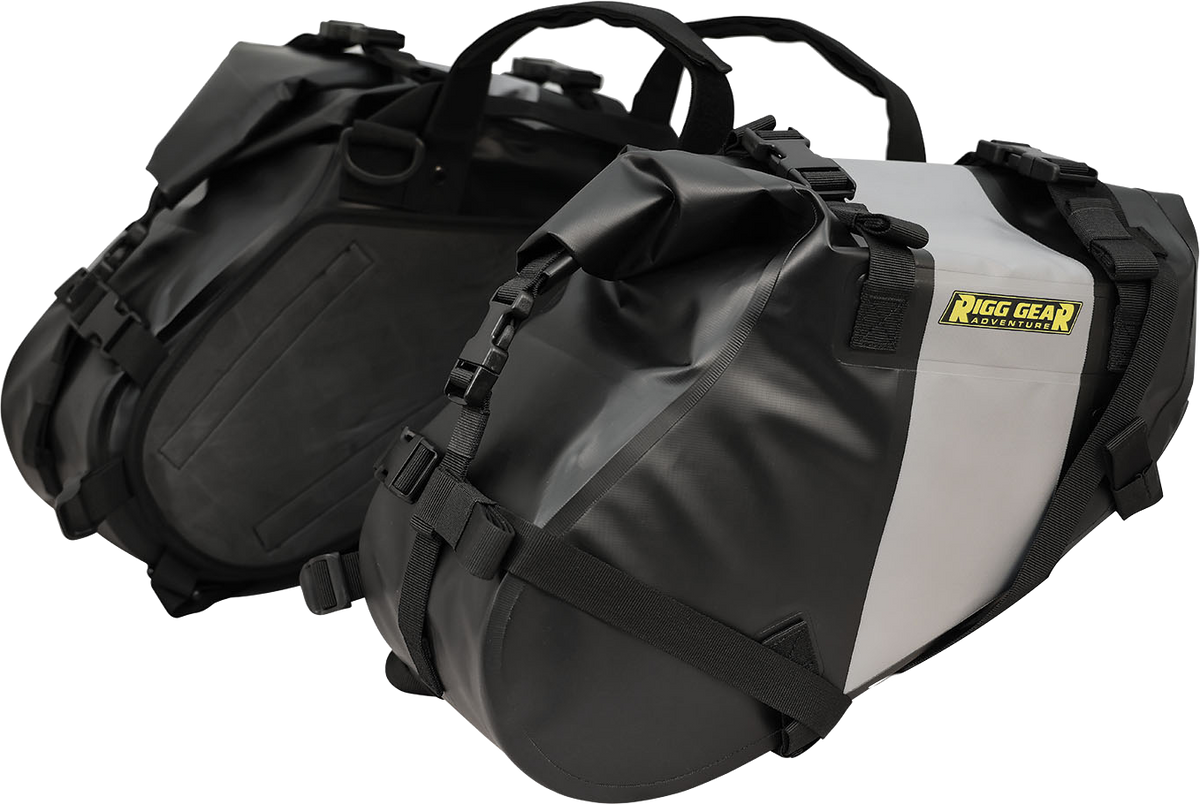 Nelson RIGG Hurricane Dual Sport Saddlebags - Black/Gray