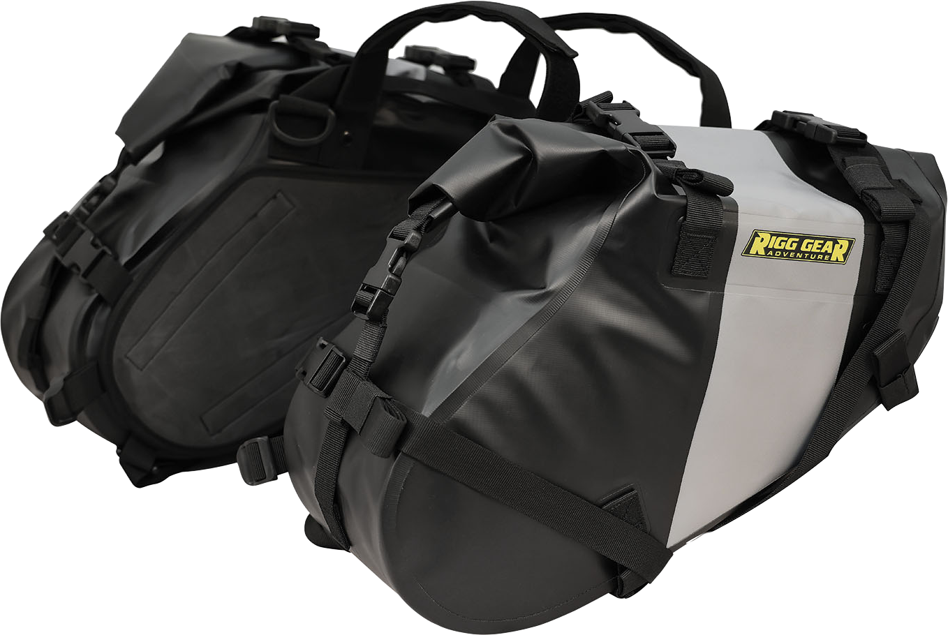Nelson RIGG Hurricane Dual Sport Saddlebags - Black/Gray
