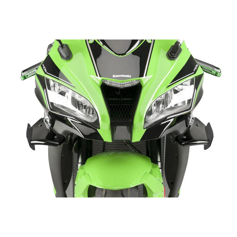 Puig Downforce Spoiler Aero Winglets For Kawasaki ZX10R ZX10RR