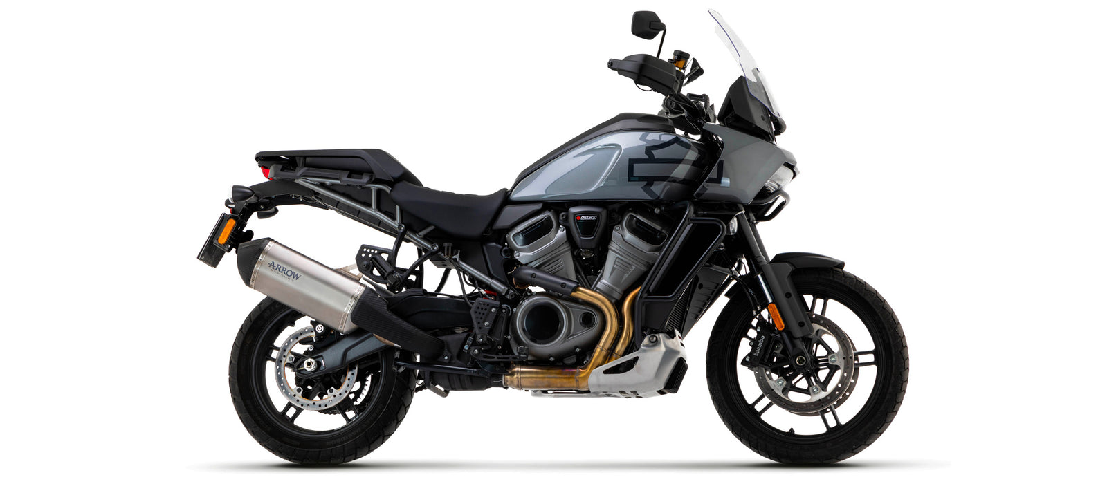 Arrow 72507SK Sonora Titanium Slip On With Carbon End Cap