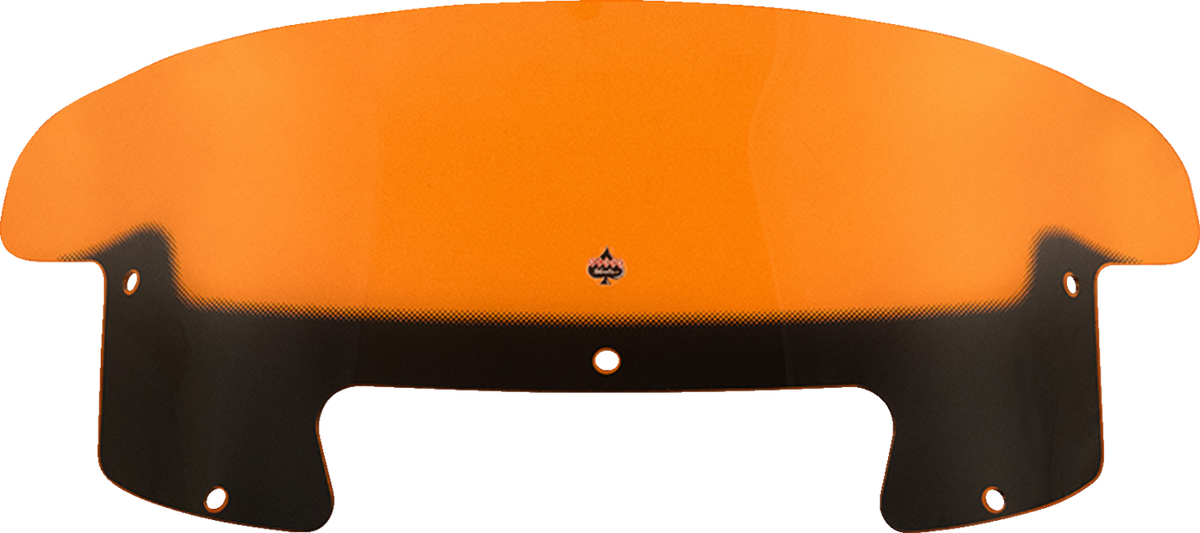 Klock Werks Kolor Flare™ Windshield - 8" - Orange - Indian