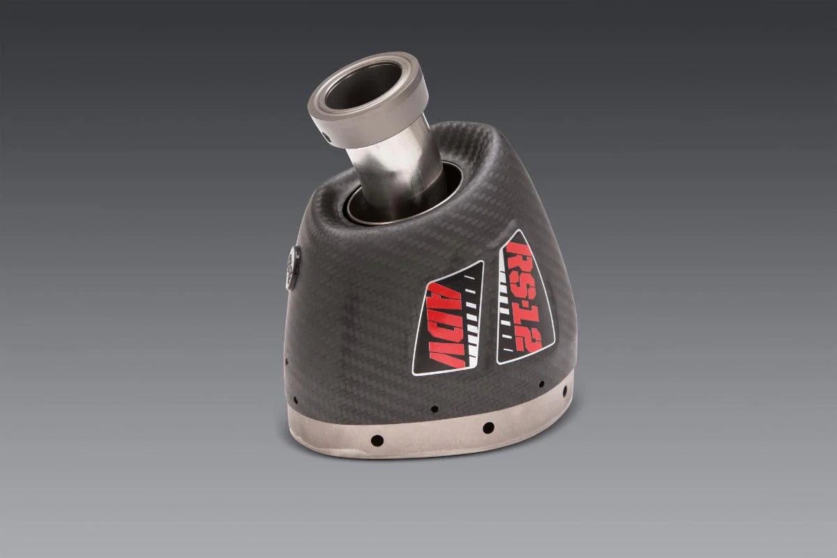 Yoshimura TENERE 700 21-26 RS-12 Stainless Slip-On Exhaust, W/ Stainless Muffler