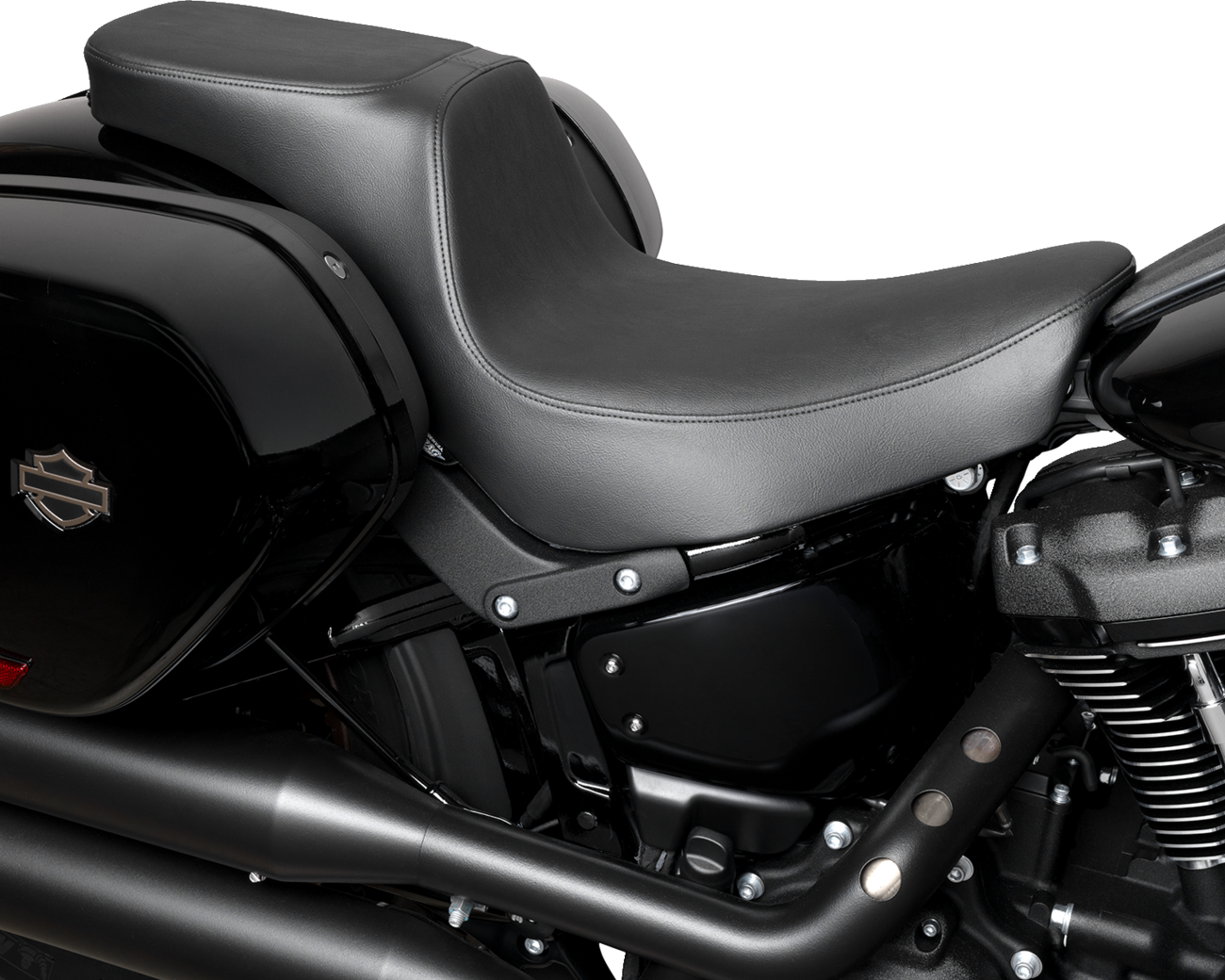 Drag Specialties Seats Predator 2-Up Seat - Vinyl - Smooth - FLSB/FXLRS '18-'24