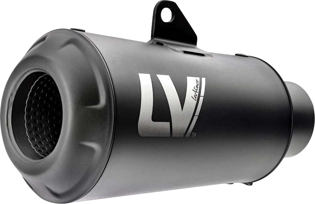 LeoVince Universal LV-10 Slip-On Muffler - Full Black