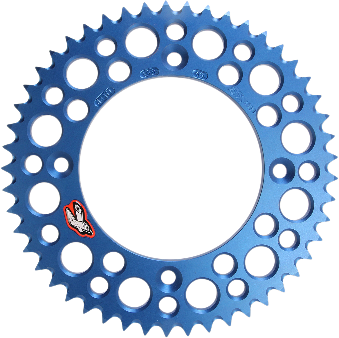 Renthal Rear Sprocket - Aluminum - 49 Tooth - Blue - Gas Gas/Husqvarna/KTM