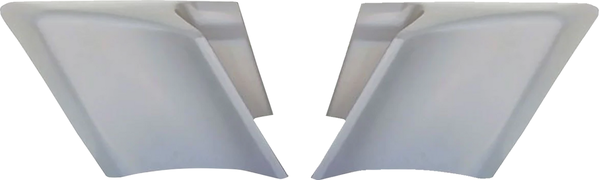 Paul Yaffe Bagger Nation Swoop Side Covers - Smooth - Stock Saddlebags - HD