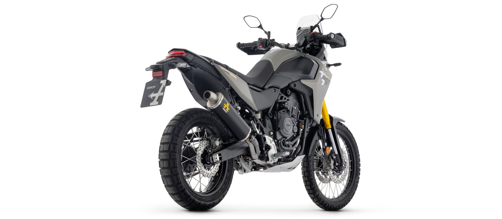 72662AON Indy Race Aluminium Dark Slip On With Steel End Cap