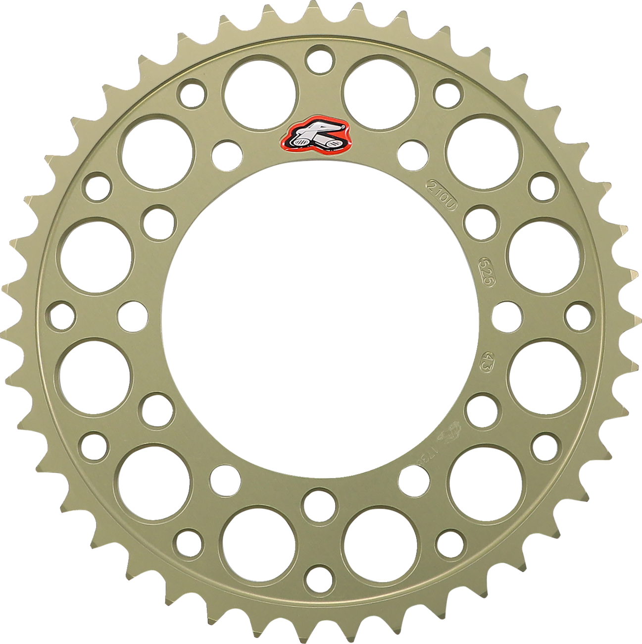 Renthal Rear Sprocket - Aluminum - 43 Tooth - Suzuki/Yamaha