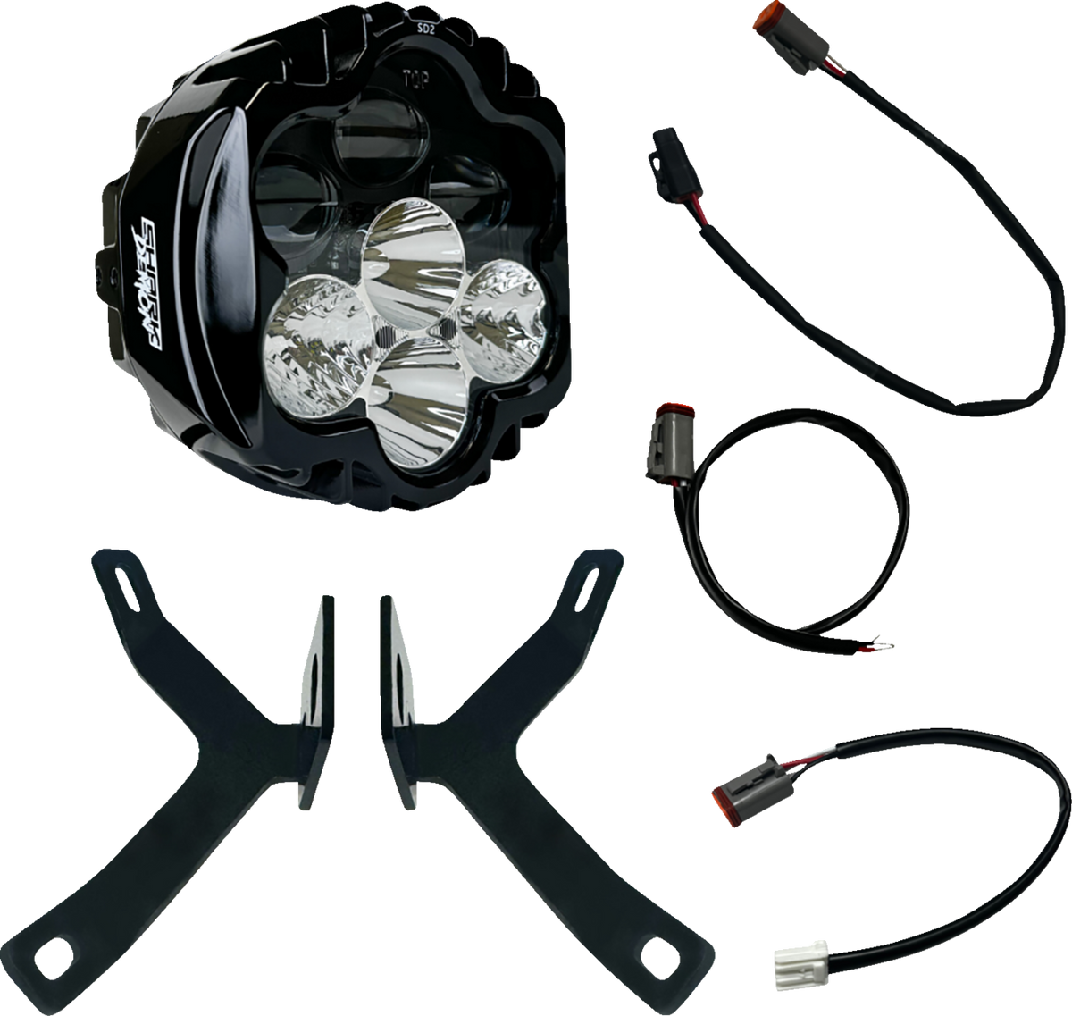 Custom Dynamics Headlight - Shark Demon - For Road Warrior Fairing