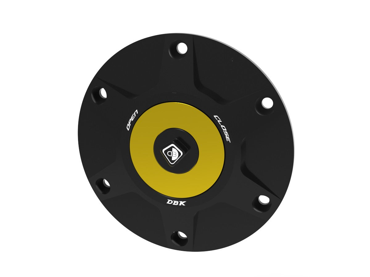 Ducabike DBK Ducati Quick Release Fuel Tank Cap - Black / Red