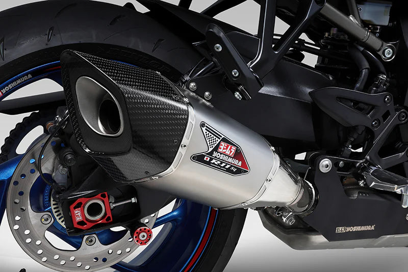 Yoshimura GSX-S1000GT 2022-26 R-11Sq Stainless Slip-On Exhaust W/ Satin Muffler