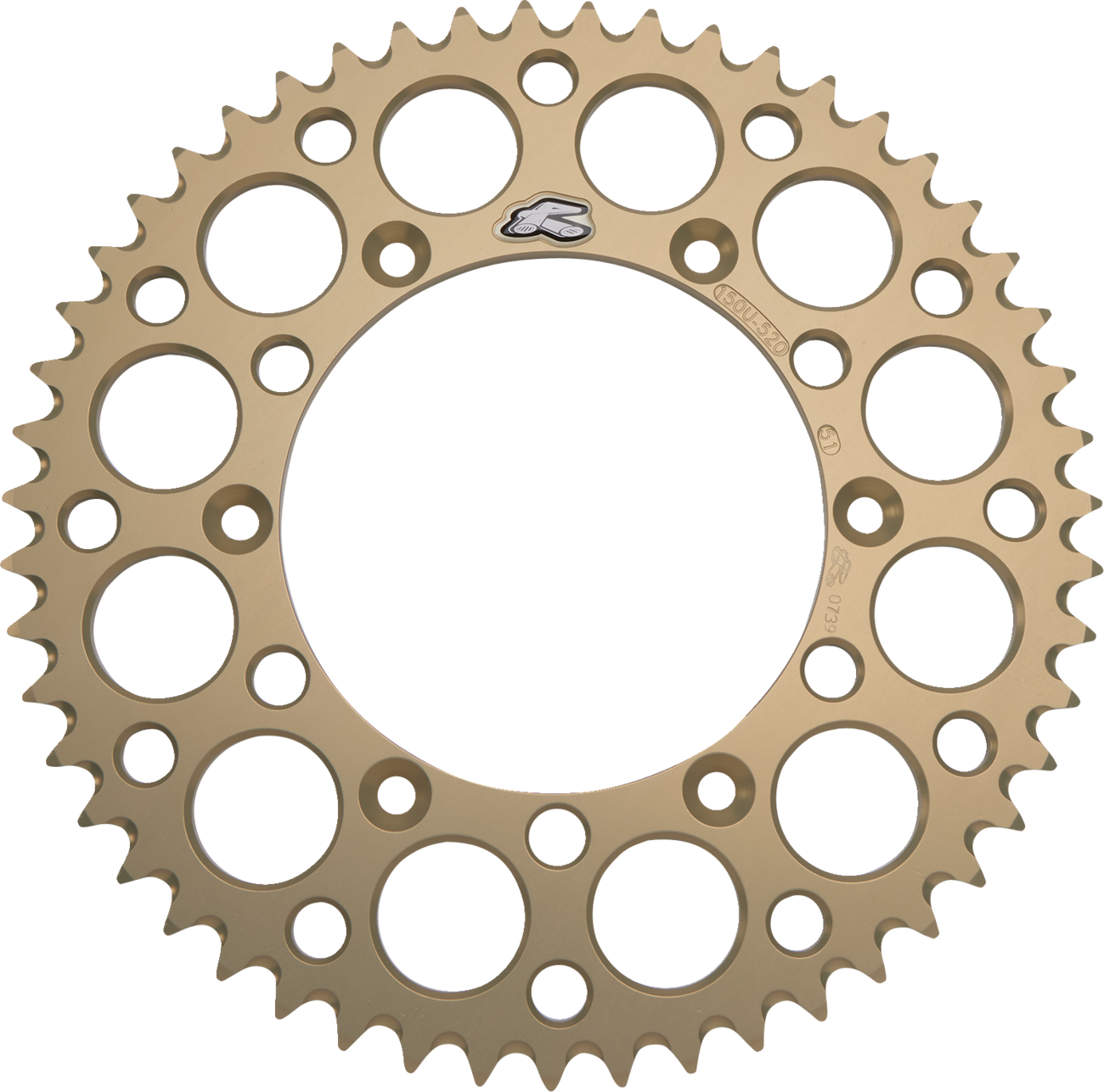 Renthal Rear Sprocket - Aluminum - 51 Tooth - Honda/Yamaha