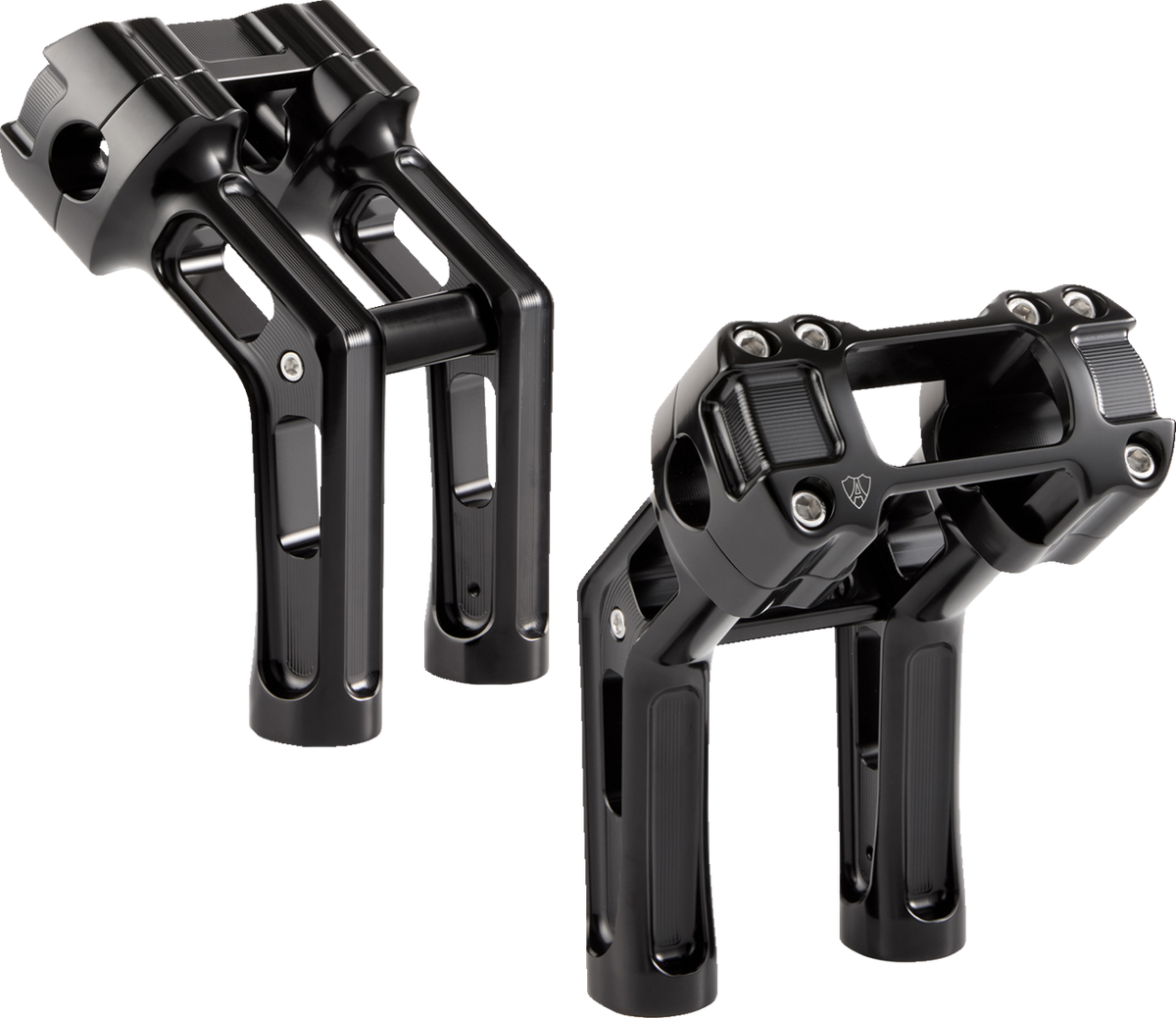 Arlen NESS Wayback Risers - 7" - Softail - Black