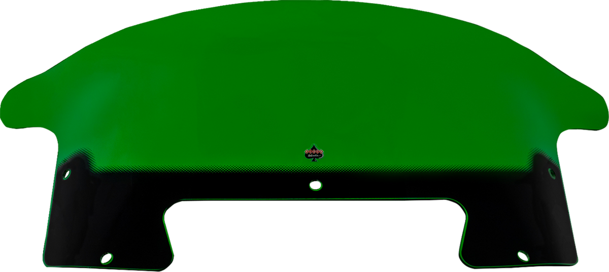 Klock Werks Windshield - 9" - Green - Chieftain PowerPlus/Roadmaster PowerPlus
