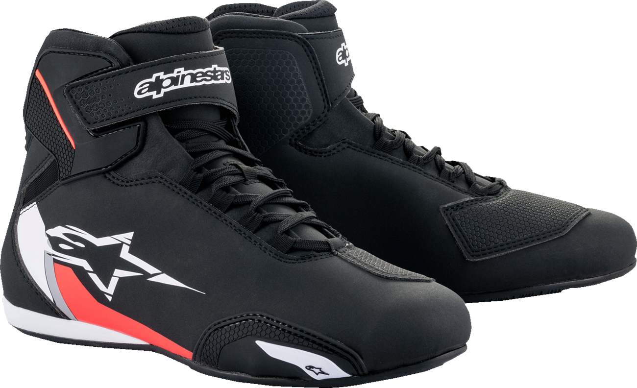 Alpinestars Sektor Shoes — Abrasion Resistant/Hook And Loop/Removable Anatomic Footbed