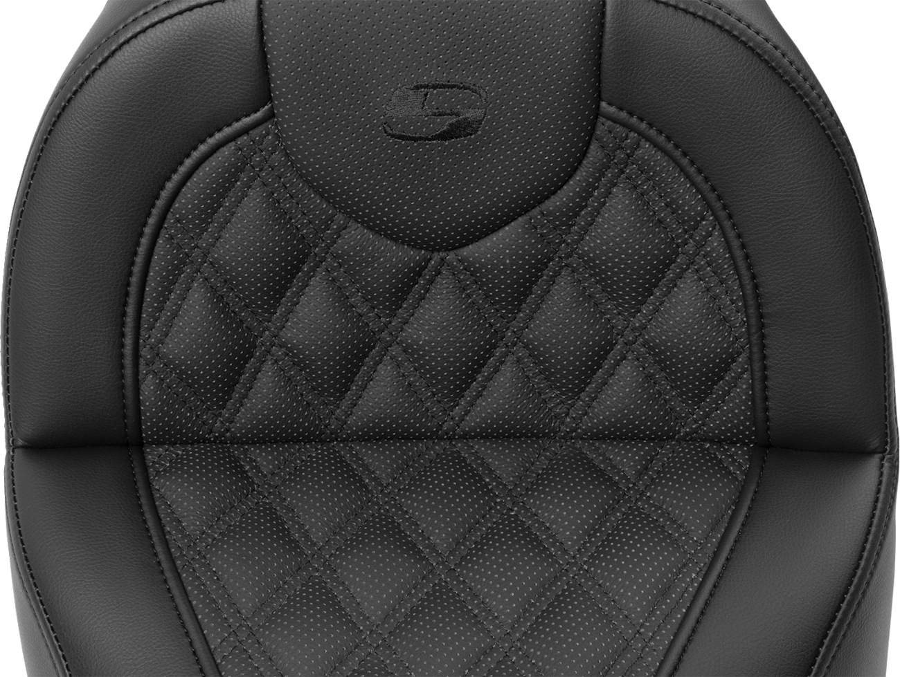 Saddlemen Roadsofa™ Seat - With Backrest - Lattice Stitch - FXBR/S '18-'20