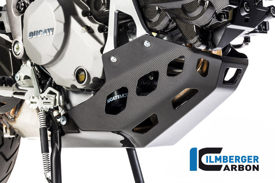 Ilmberger Carbon Belly Pan Surface Ducati MTS 1200 2016 Enduro - Gloss