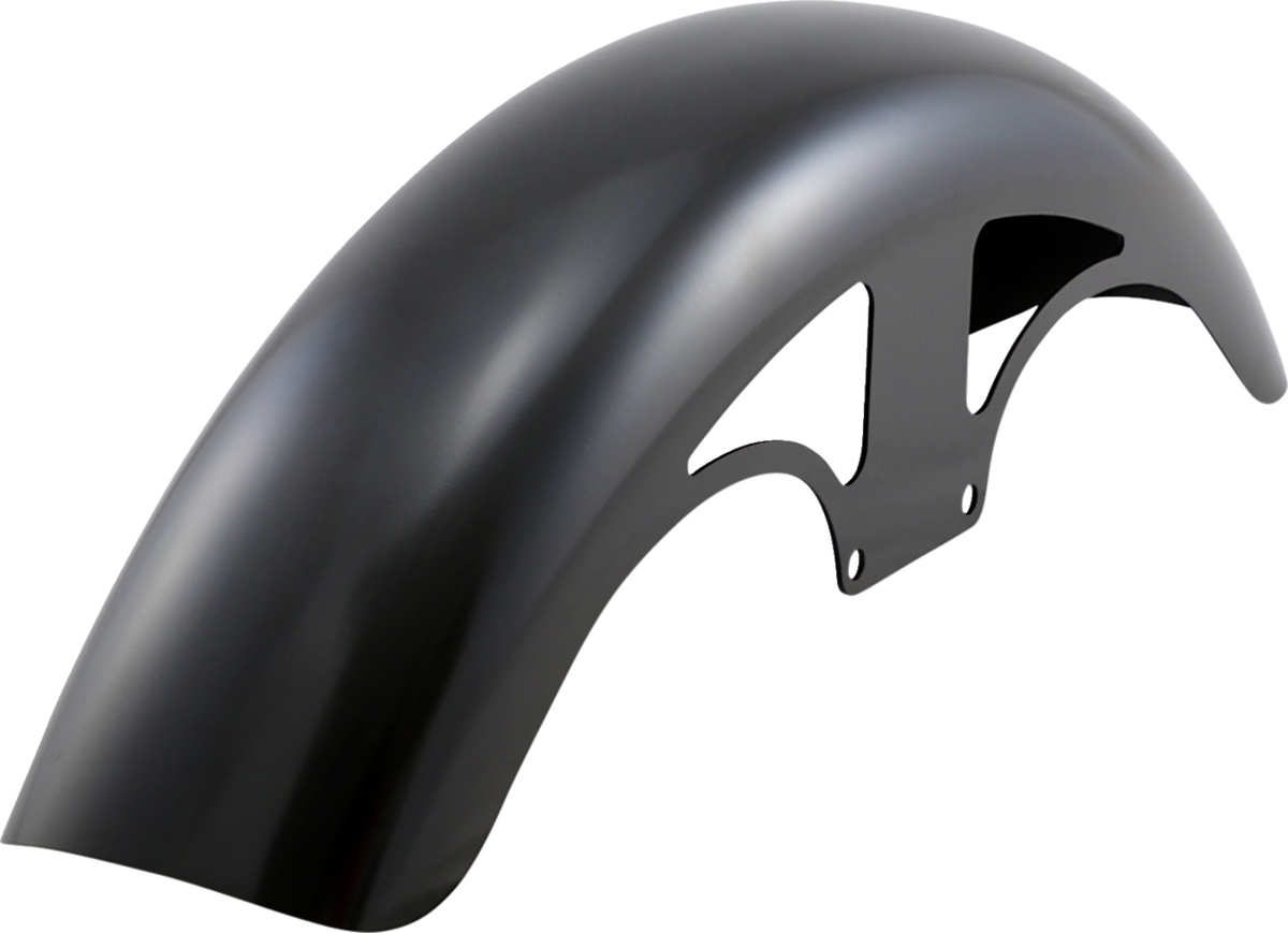 Klock Werks P-Tom Front Fender - Black - 19" - HD Dyna/FXR/Sportster