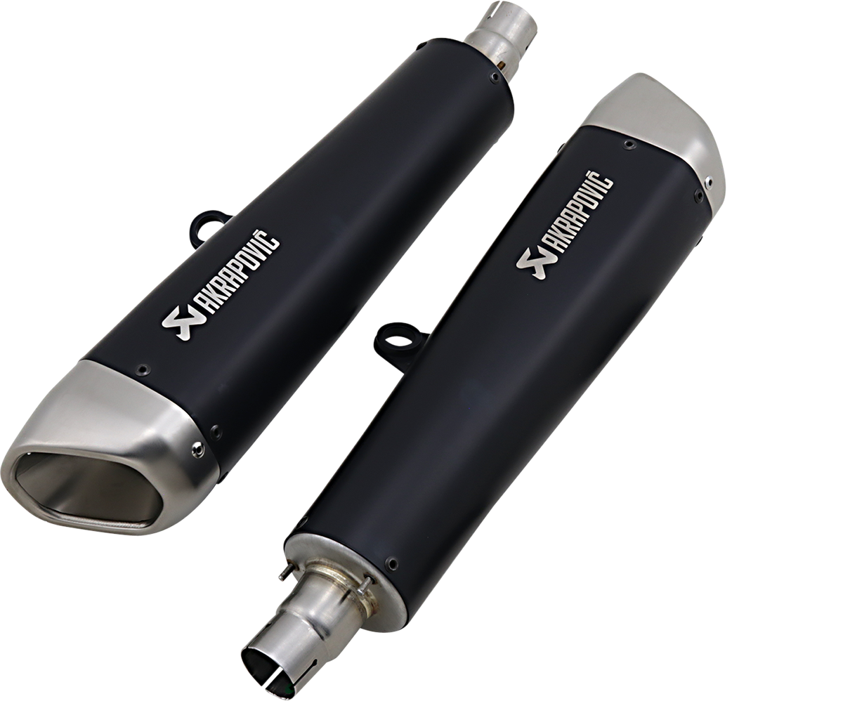 Akrapovic Black Titanium Mufflers
