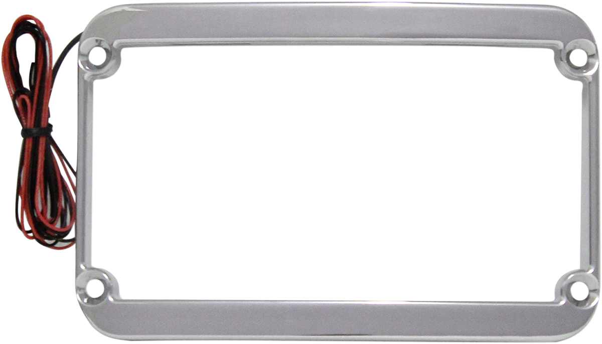 Klock Werks The One Rear Fender Lighted License Frame