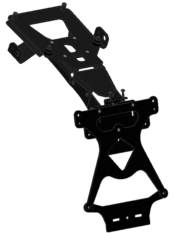 Ducabike DBK PRT11 Scrambler 400 Adjustable License Plate Holder