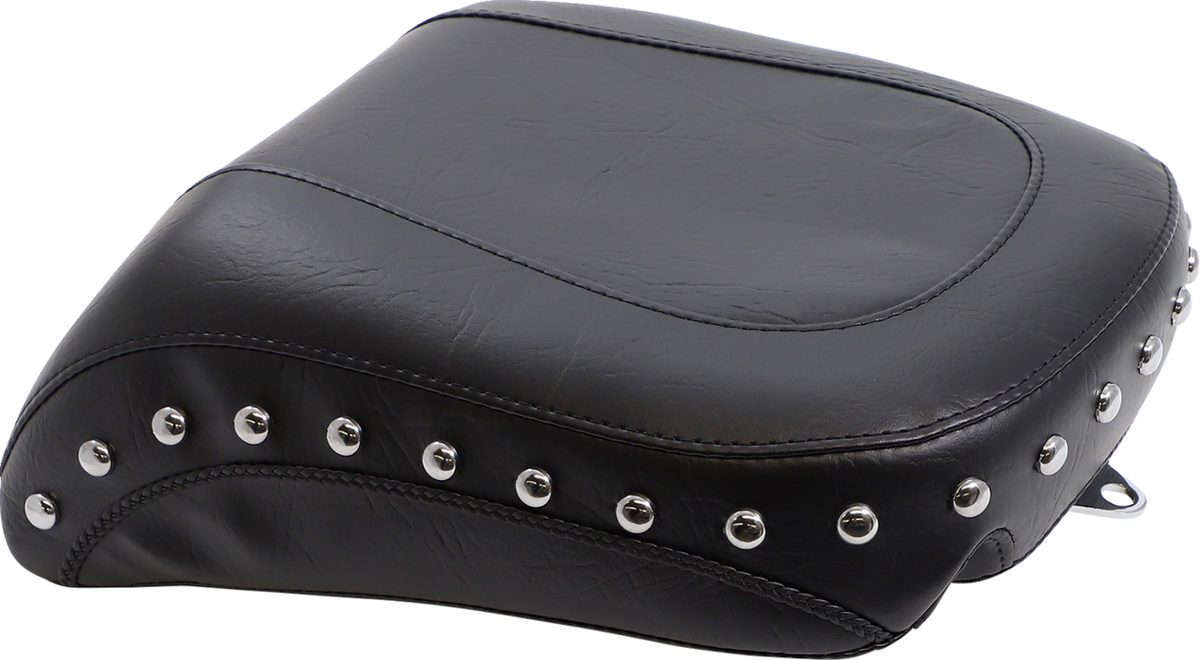 Mustang Wide Rear Seat - Studded - Black - FLST '05-'17