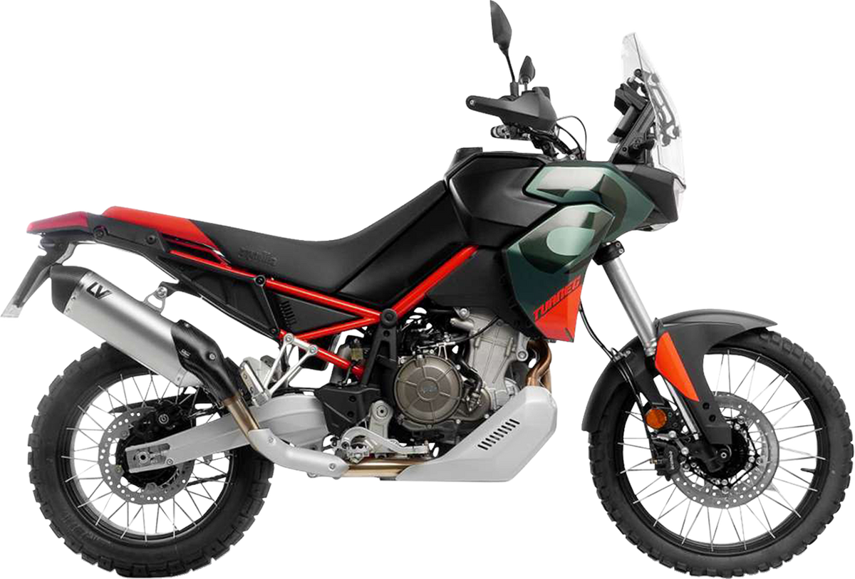 LeoVince LV-14 Slip-On Muffler - Stainless Steel - Aprilia Tuareg 660
