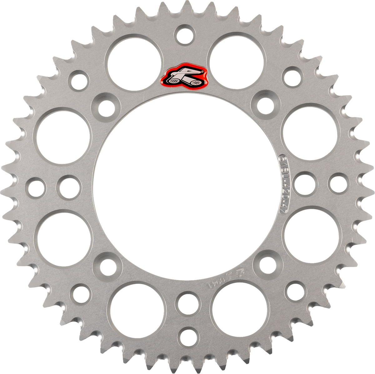 Renthal Rear Sprocket - Aluminum - 47 Tooth - Silver - Gas Gas/Husqvarna/KTM