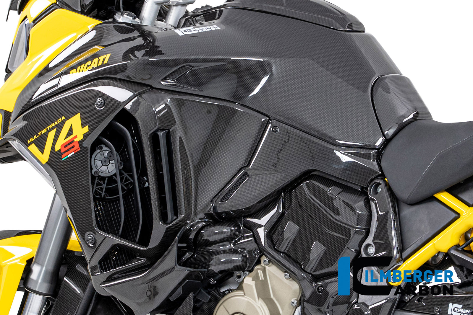 Ilmberger Carbon Left Side Fairing Carbon Glossy Ducati Multistrada V4 2025