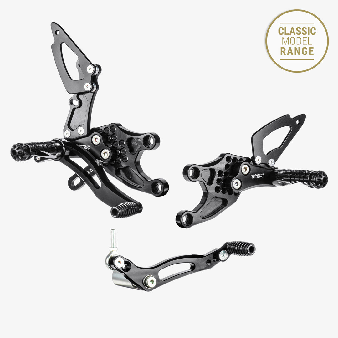 Bonamici Racing Adjustable Rearsets (Reverse Shifting) - Honda CBR 1000 RR