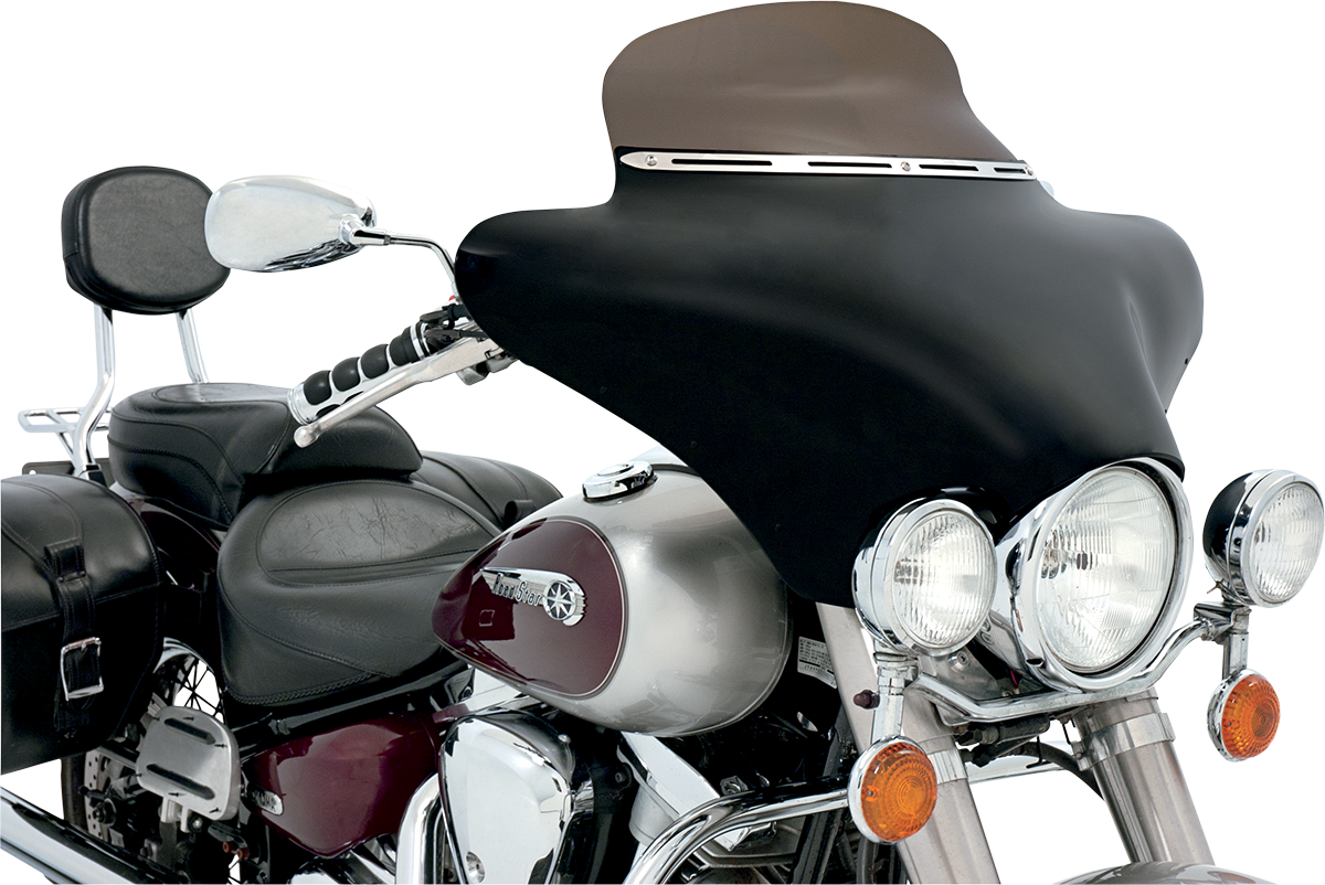 Memphis Shades Slotted Stainless Steel Batwing Fairing Trim