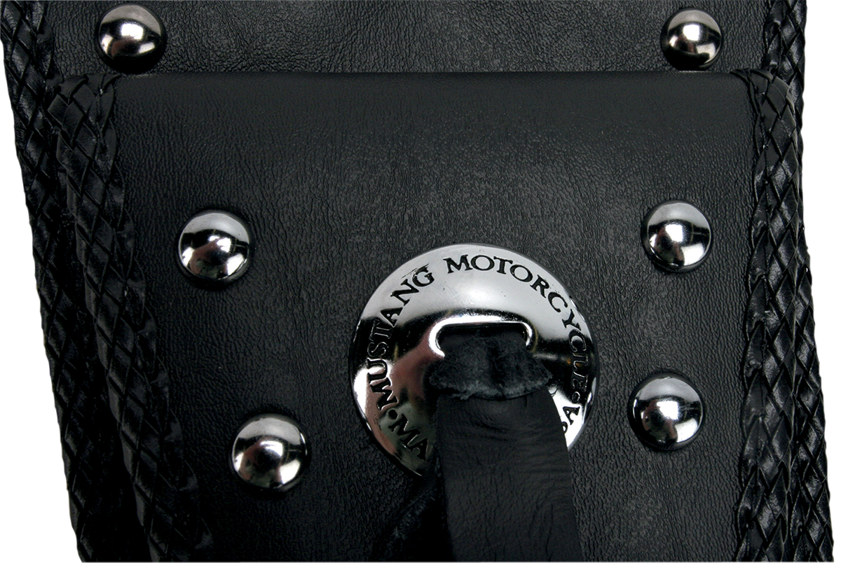 Mustang Pouch Tank Bib - Studded - Black - Honda