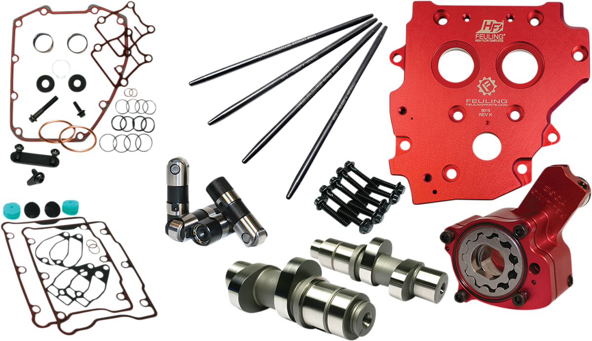 Feuling Parts Camchest Kit - Race Series® - Reaper 594 - Gear Drive - W/One Piece Pushrods - Twin Cam '07-'17