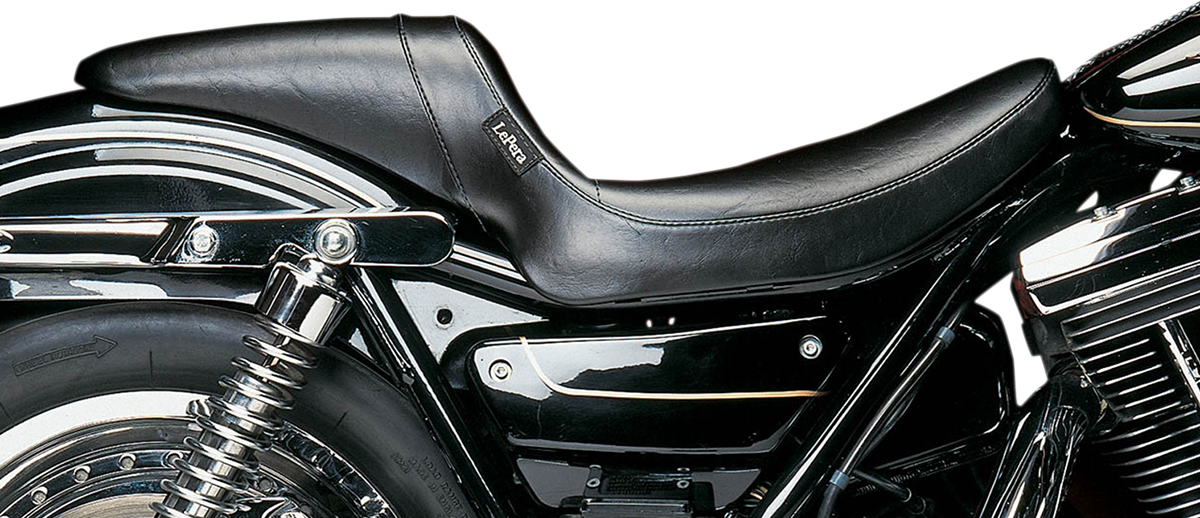 Le Pera Daytona Sport Seat - Smooth - Black - FXR '82-'00