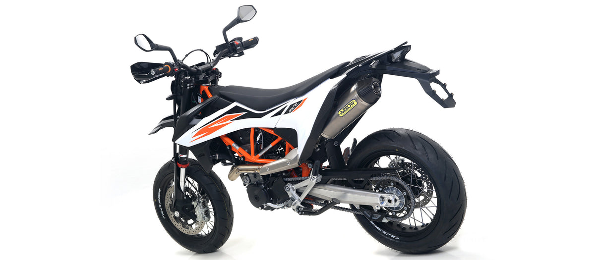 Race-Tech Titanium Slip On With Carbon End Cap