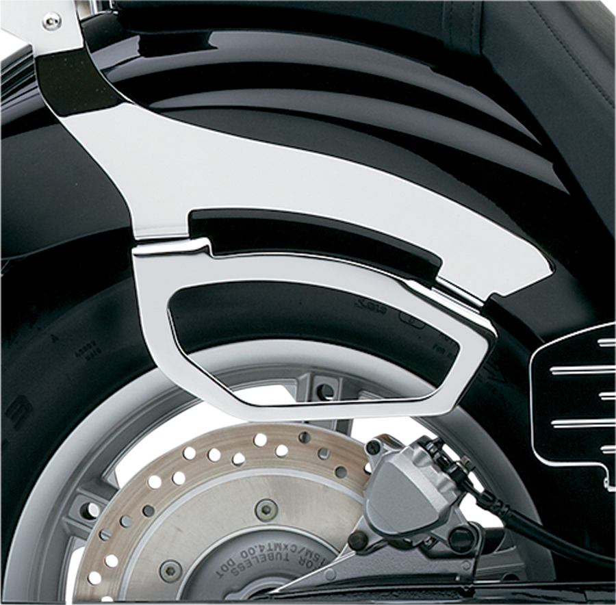 Cobra Saddlebag Supports - Chrome - Honda VT1300 '10-'16