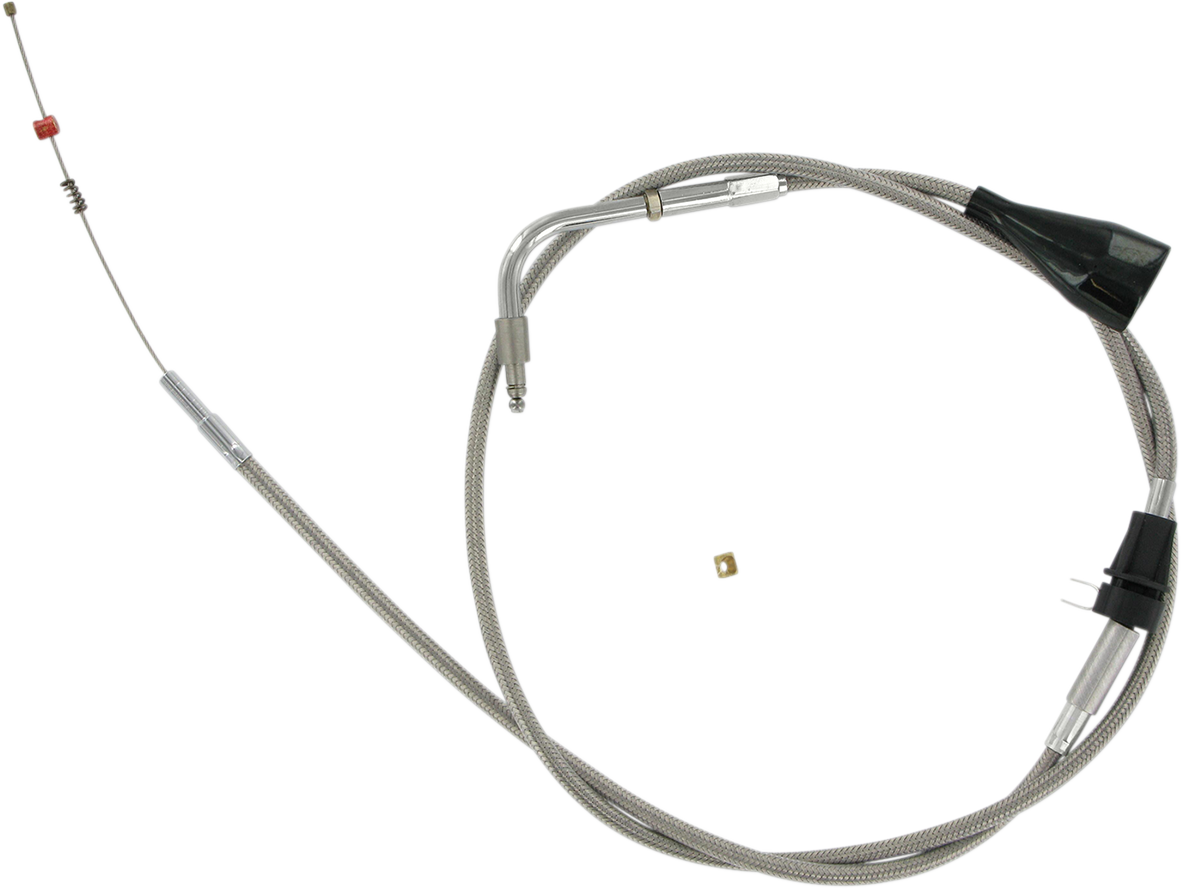 Barnett Stainless Steel Idle Cable - Cruise - +6" - '02-'07 FLH