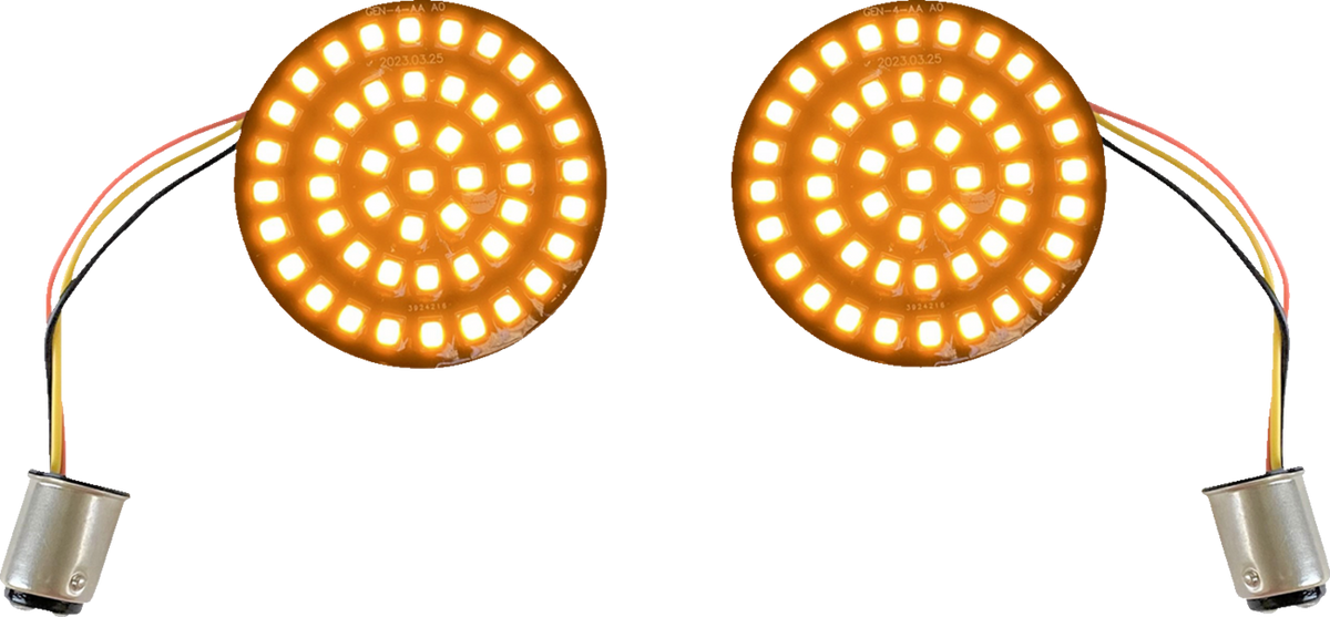 Custom Dynamics Turn Signal Insert - LED - Amber - 1157