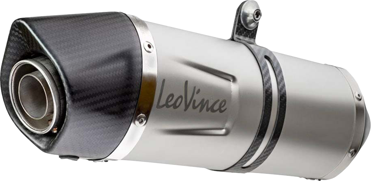 LeoVince LV One EVO Slip-On Muffler - Stainless Steel