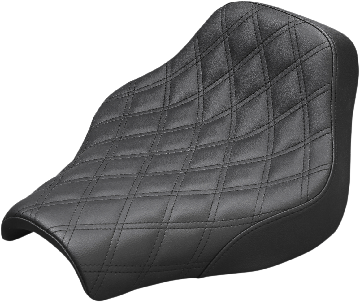 Saddlemen Renegade™ Solo Seat - Lattice Stitched - Black - FX '18-'23