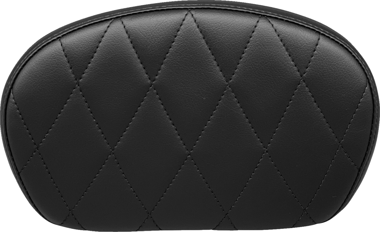 Le Pera Sissy Bar Pad - Medium - Diamond - Dull Black